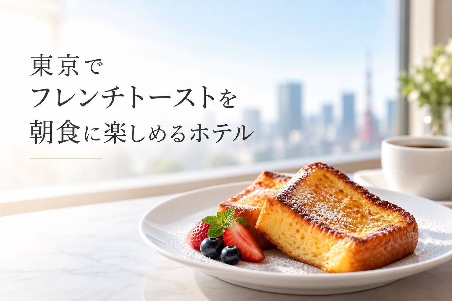 東京で朝食にフレンチトーストを食べられるホテル