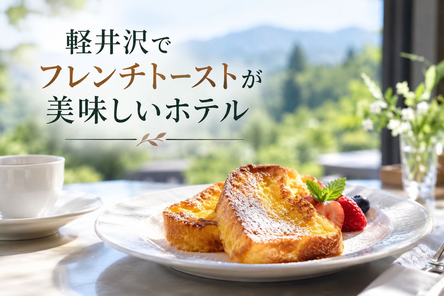 軽井沢でフレンチトーストが美味しいホテル
