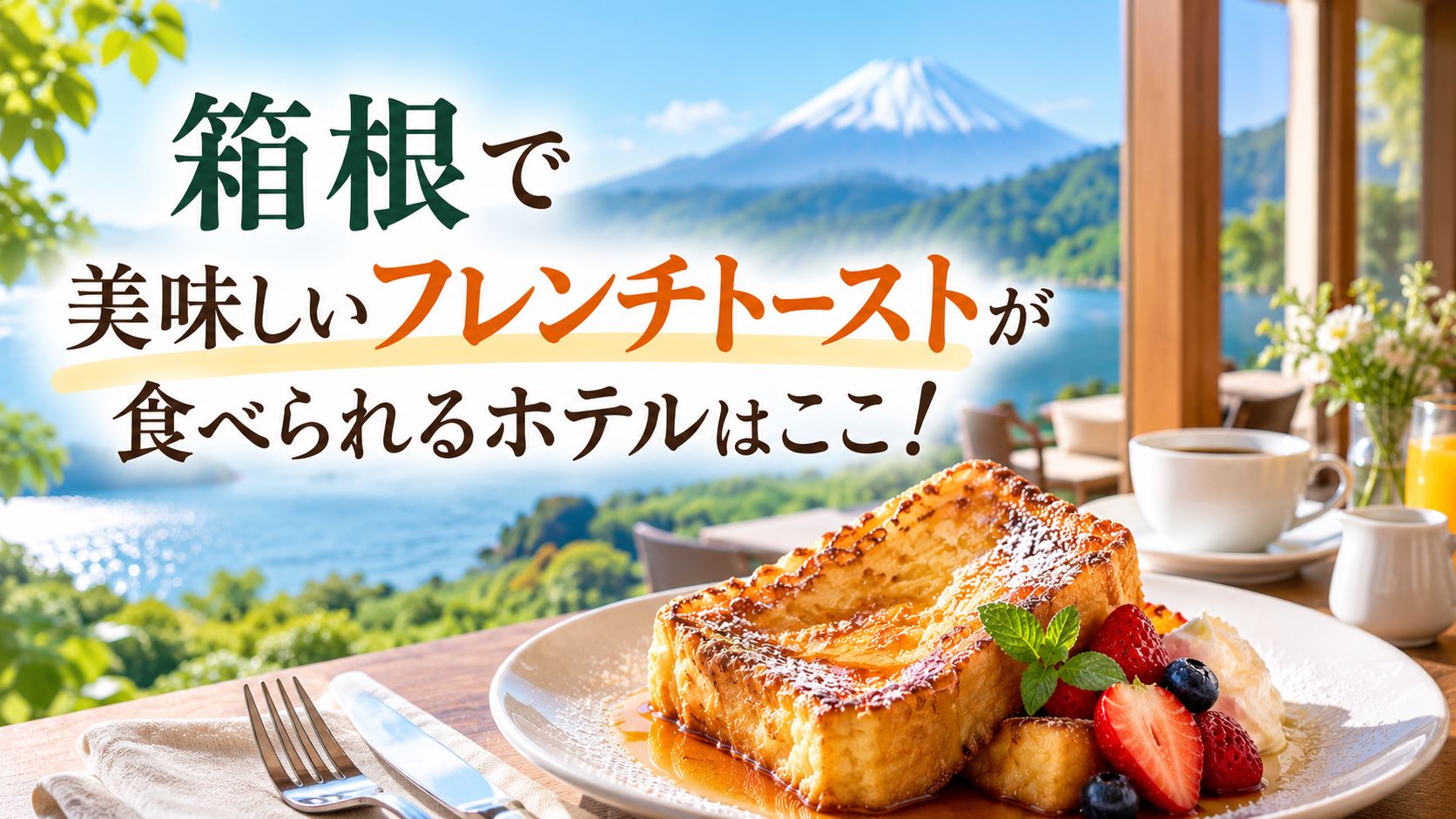 箱根で美味しいフレンチトーストが食べられるホテルはここ！