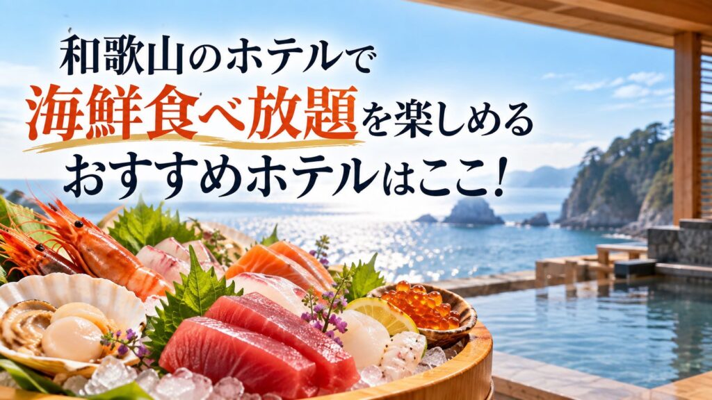 和歌山のホテルで海鮮食べ放題を楽しめるおすすめホテルはここ!